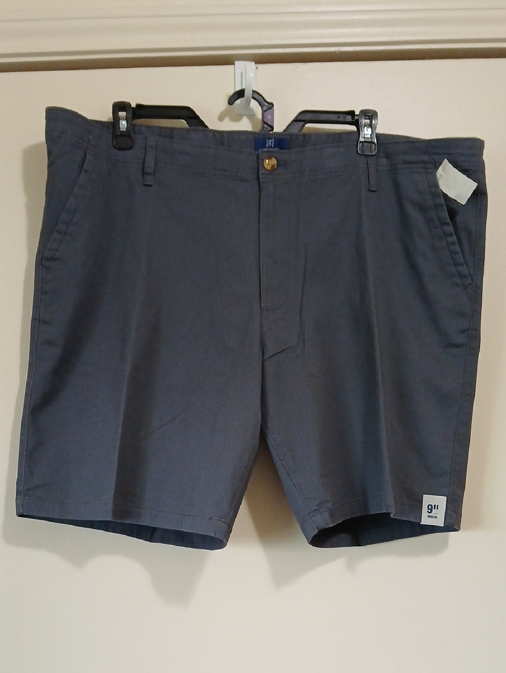 George Men's 46 Grey Flat Front Shorts